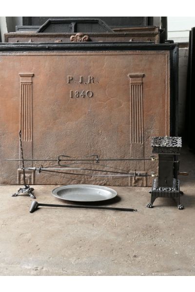 Antiguo Asador Mecánico de Reloj